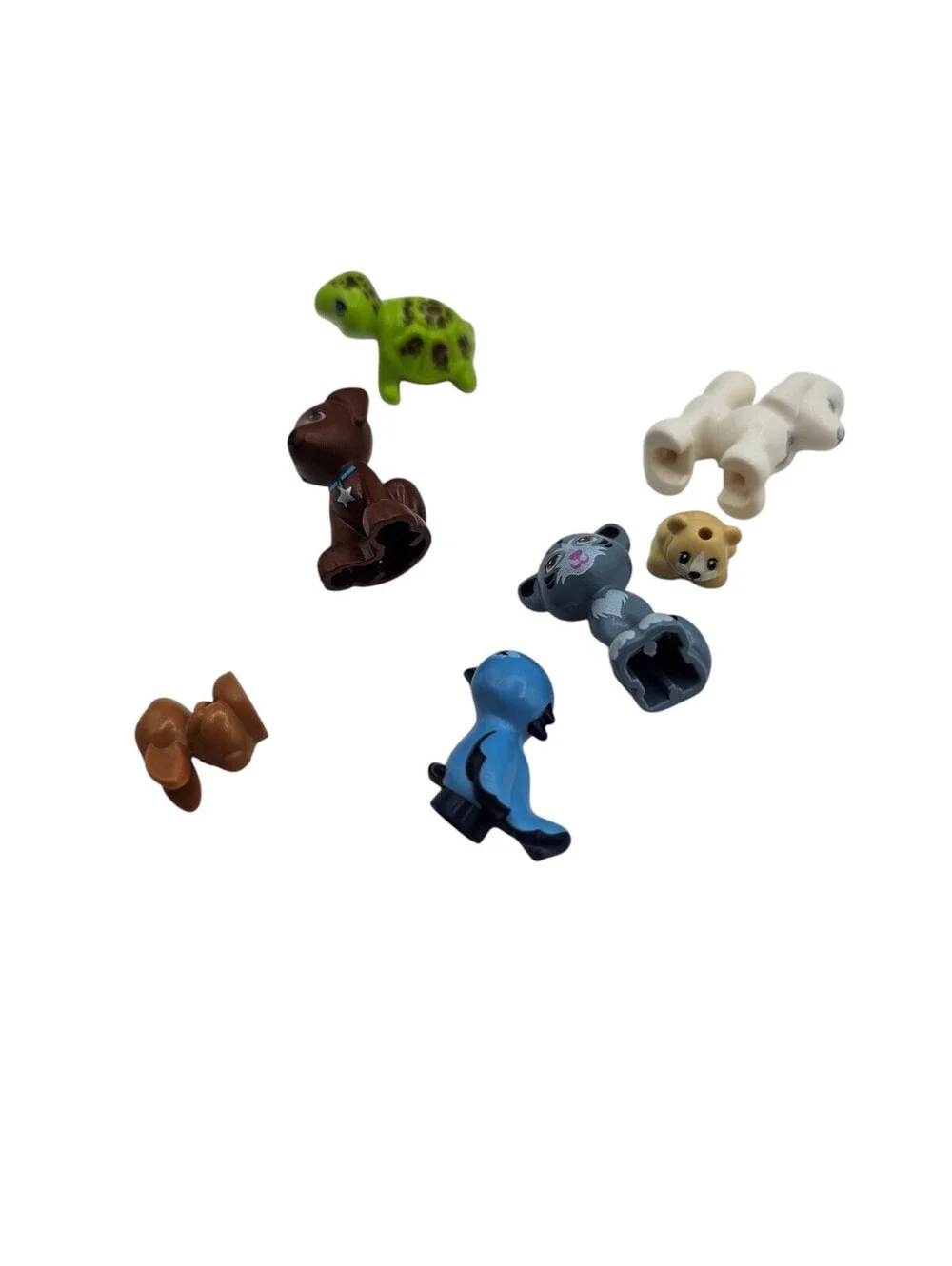 Lot of 7 LEGO Friends Animals Pets Cat Turtle Bird Dog Bunny